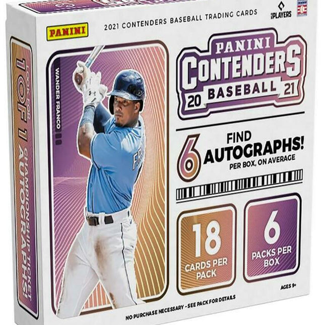 2021 Panini x MLB Contenders Baseball Hobby Box - SOLE SERIOUSS (1)
