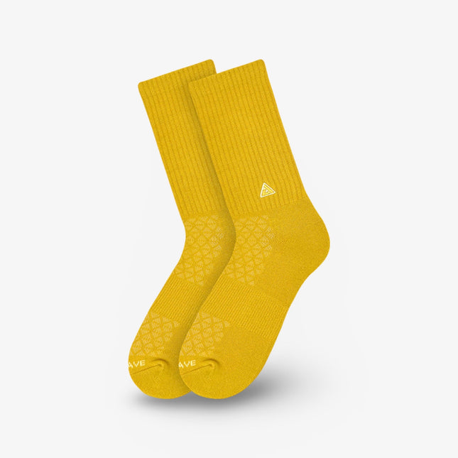 APTHCRY 3.0 High Crew Socks Dandelion Yellow - SOLE SERIOUSS (1)