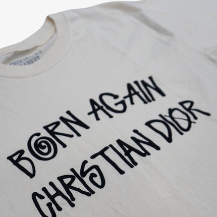 Chinatown Market T-Shirt 'Designer Born Again Christian Dior' Cream SS20 - SOLE SERIOUSS (3)