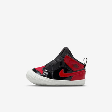(Crib Bootie) Air Jordan 1 'Reimagined Patent Bred / Banned' (2021) AT3745-063 - SOLE SERIOUSS (1)