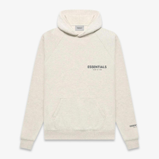 Fear of God Essentials Pullover Hoodie Light Heather Oatmeal FW21 - SOLE SERIOUSS (1)