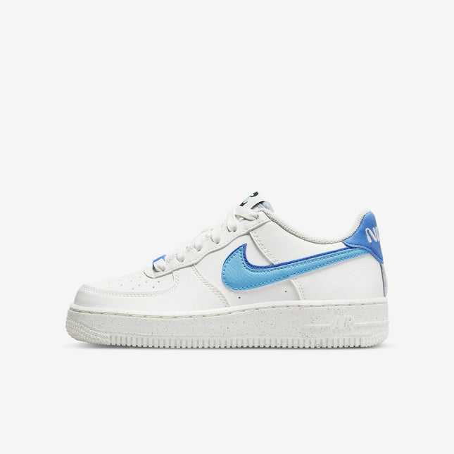 (GS) Nike Air Force 1 Low LV8 '82 Double Swoosh Medium Blue' (2022) DQ0359-100 - SOLE SERIOUSS (1)