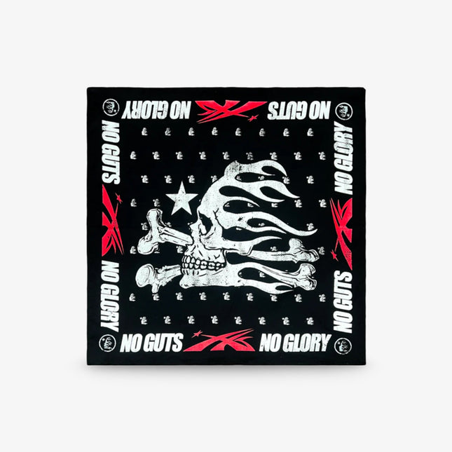 Hellstar Sports Bandana 'No Guts No Glory' Black / Red SS24 - SOLE SERIOUSS (1)
