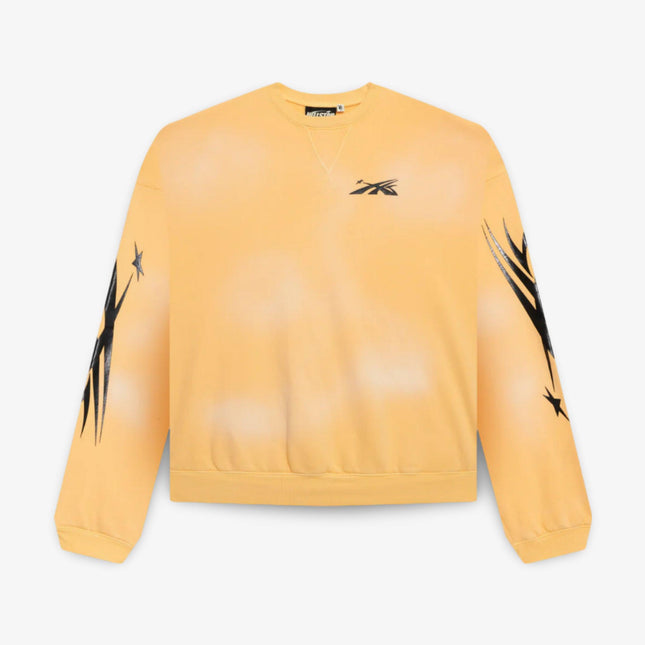 Hellstar Sports Crewneck Washed Yellow SS24 - SOLE SERIOUSS (1)