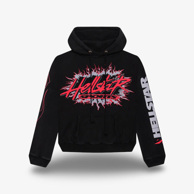 Hellstar Sports Pullover Hoodie 'Future Flame' Black SS24 - SOLE SERIOUSS (1)