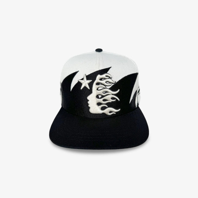 Hellstar Sports Snapback Hat 'Shark Teeth' Off White / Black SS24 - SOLE SERIOUSS (1)