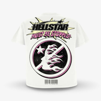 Hellstar T-Shirt 'Breaking News / Must Be Stopped' White FW23 (Capsule 10) - SOLE SERIOUSS (2)