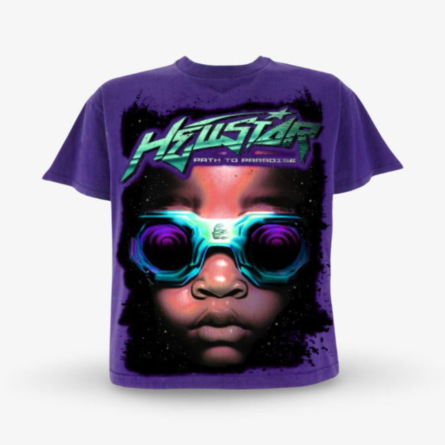 Hellstar T-Shirt 'The Future / Goggles' Purple FW23 (Capsule 10) - SOLE SERIOUSS (1)