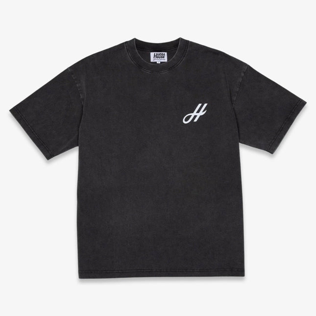 Huega House 'Retro' T-Shirt Black / White - SOLE SERIOUSS (1)