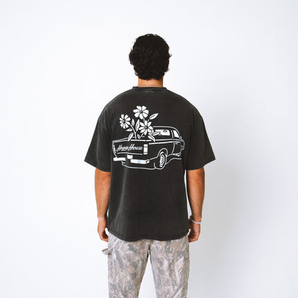 Huega House 'Retro' T-Shirt Black / White - SOLE SERIOUSS (6)