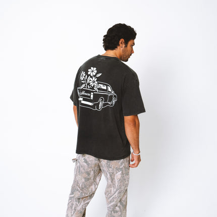 Huega House 'Retro' T-Shirt Black / White - SOLE SERIOUSS (7)