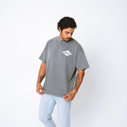 Huega House 'Retro' T-Shirt Grey - SOLE SERIOUSS (4)