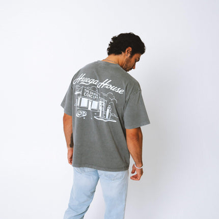 Huega House 'Retro' T-Shirt Grey - SOLE SERIOUSS (7)