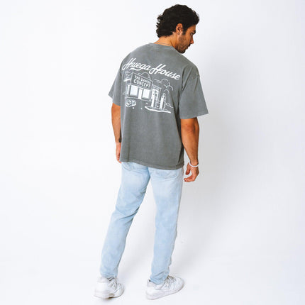 Huega House 'Retro' T-Shirt Grey - SOLE SERIOUSS (8)
