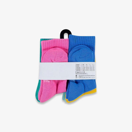 (Kids) Nike Dri-Fit Cushioned High Crew Socks (6 Pack) Multi-Color / Pastel - SOLE SERIOUSS (3)