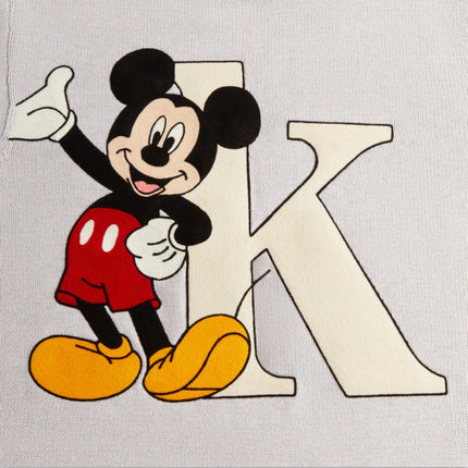 Kith x Disney Crewneck 'Mickey & Friends Mickey K' Light Heather Grey FW23 - SOLE SERIOUSS (3)