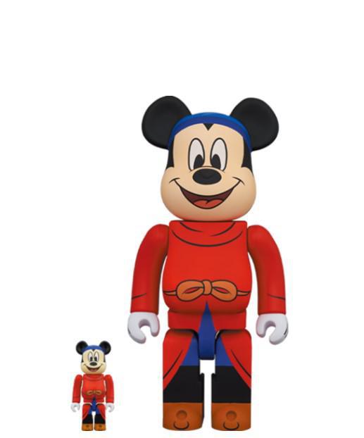Medicom Toy x Disney 'Fantasia Mickey' Bearbrick 100% & 400% Figures (Set of 2) - SOLE SERIOUSS (1)