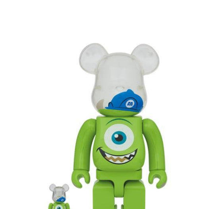 Medicom Toy x Disney x Pixar x Monsters, Inc. 'Mike Wazowski' Bearbrick 100% & 400% Figures (Set of 2) - SOLE SERIOUSS (1)