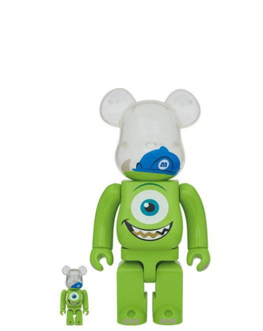 Medicom Toy x Disney x Pixar x Monsters, Inc. 'Mike Wazowski' Bearbrick 100% & 400% Figures (Set of 2) - SOLE SERIOUSS (1)