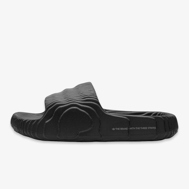 (Men's) Adidas Adilette 22 Slides 'Carbon' (2022) GX6949 - SOLE SERIOUSS (1)