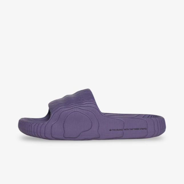(Men's) Adidas Adilette 22 Slides 'Tech Purple' (2023) HP6524 - SOLE SERIOUSS (1)