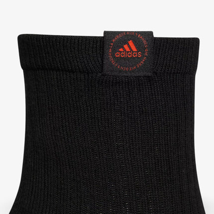 (Men's) Adidas Cushioned Classic High Quarter Socks Black / White (3 Pack) - SOLE SERIOUSS (4)