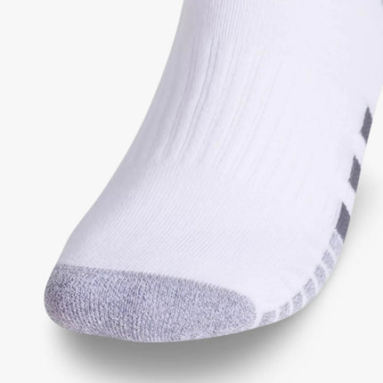 (Men's) Adidas Superlite III Quarter Socks White / Grey (3 Pack) - SOLE SERIOUSS (4)