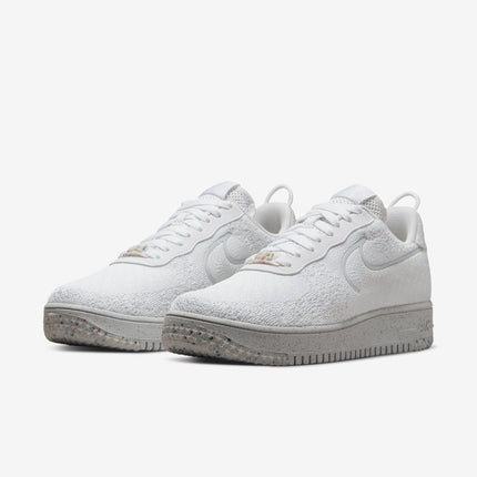 (Men's) Nike Air Force 1 Crater Flyknit Low Next Nature 'Triple White' (2022) DM0590-100 - SOLE SERIOUSS (3)