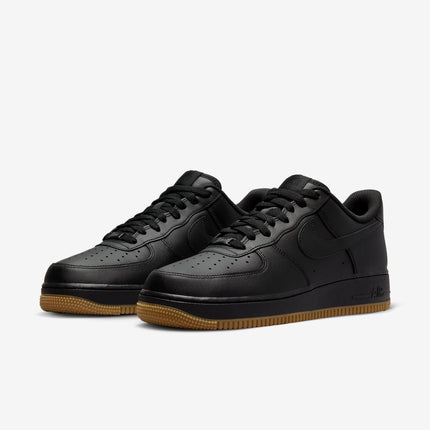 (Men's) Nike Air Force 1 Low '07 'Black / Gum' (2022) DZ4404-001 - SOLE SERIOUSS (3)