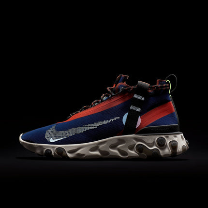 (Men's) Nike React Runner Mid WR ISPA 'Blue Void' (2018) AT3143-400 - SOLE SERIOUSS (7)