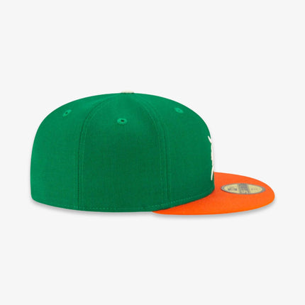 New Era x Fear of God Essentials 59Fifty Fitted Hat Green / Orange FW21 - SOLE SERIOUSS (4)
