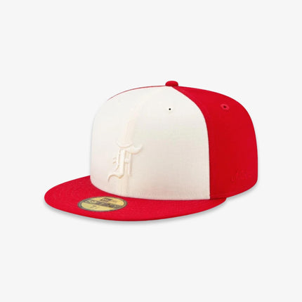 New Era x Fear of God Essentials 59Fifty Fitted Hat Red SS22 - SOLE SERIOUSS (3)