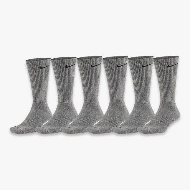 Nike Everyday Plus Cushioned High Training Crew Socks (6 Pack) Carbon Heather Grey - SOLE SERIOUSS (1)