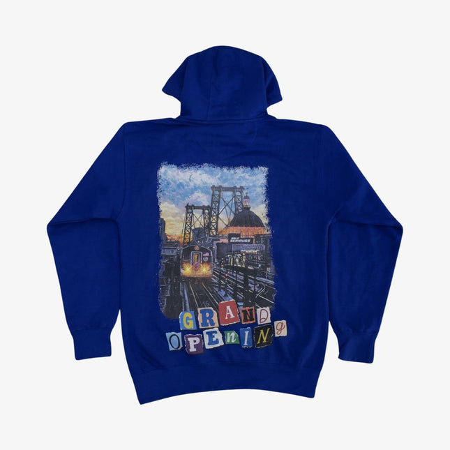 SOLE SERIOUSS 'Williamsburg Grand Opening' Hoodie Royal Blue FW23 - SOLE SERIOUSS (1)