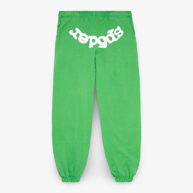 Sp5der 'Classic' Sweatpants Slime Green SS23 - SOLE SERIOUSS (1)