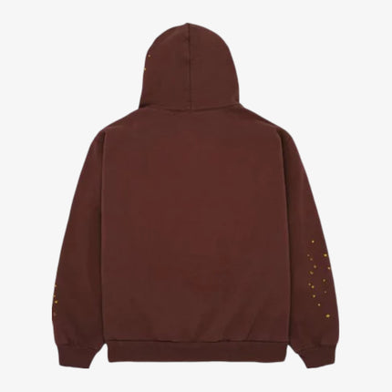 Sp5der 'OG Web' Pullover Hoodie Brown / Pink FW22 - SOLE SERIOUSS (2)