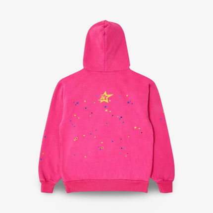 Sp5der 'P*NK V2' Pullover Hoodie Pink FW23 - SOLE SERIOUSS (2)
