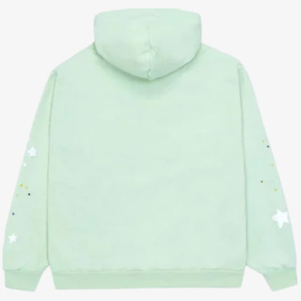 Sp5der 'Sp5 Web Logo' Pullover Hoodie Mint / Lime SS23 - SOLE SERIOUSS (2)