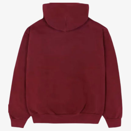 Sp5der 'Sp5 Web' Pullover Hoodie Maroon / Gold FW22 - SOLE SERIOUSS (2)