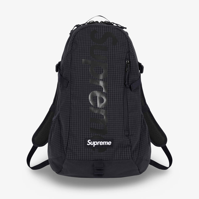 Supreme 500D Cordura Backpack '3M Reflective Grid' Black SS24 - SOLE SERIOUSS (1)