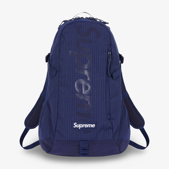 Supreme 500D Cordura Backpack '3M Reflective Grid' Navy SS24 - SOLE SERIOUSS (1)