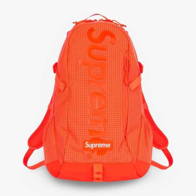 Supreme 500D Cordura Backpack '3M Reflective Grid' Orange SS24 - SOLE SERIOUSS (1)