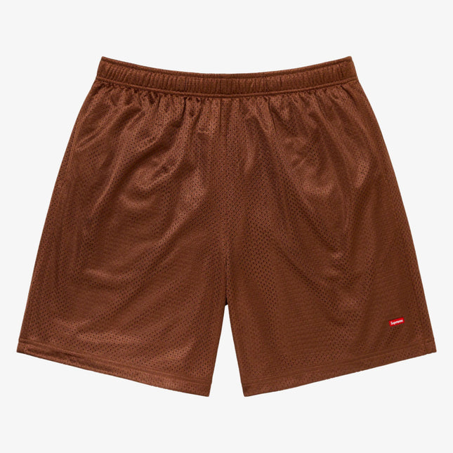 Supreme Baggy Mesh Short 'Small Box' Brown SS23 - SOLE SERIOUSS (1)