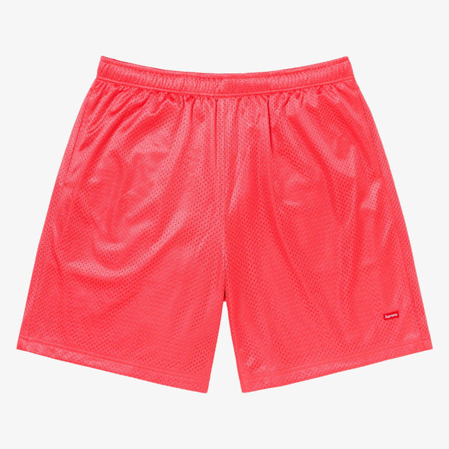Supreme Baggy Mesh Short 'Small Box' Coral SS23 - SOLE SERIOUSS (1)