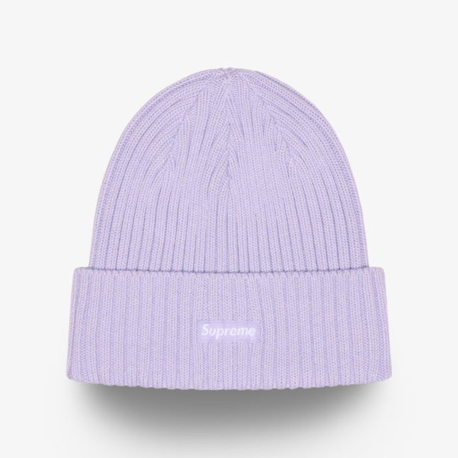 Supreme Beanie 'Overdyed' Lavender SS24 - SOLE SERIOUSS (1)