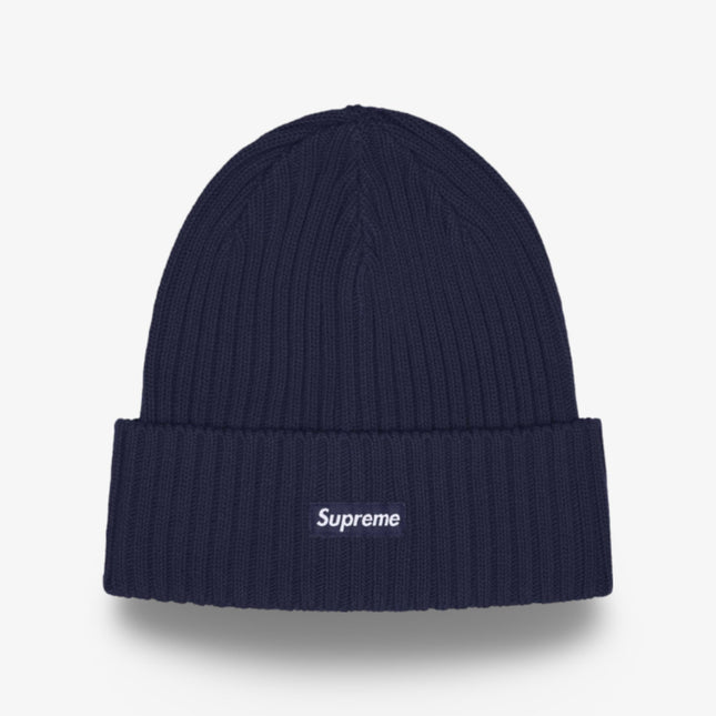 Supreme Beanie 'Overdyed' Navy SS24 - SOLE SERIOUSS (1)