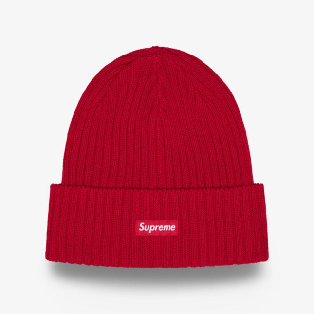 Supreme Beanie 'Overdyed' Red SS24 - SOLE SERIOUSS (1)