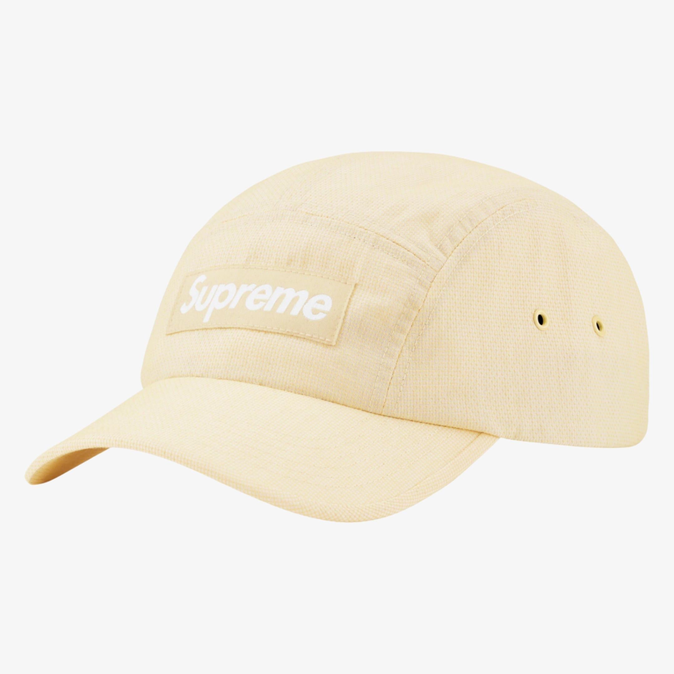 Supreme Camp Cap 'Kevlar' Off White SS23 – SOLE SERIOUSS