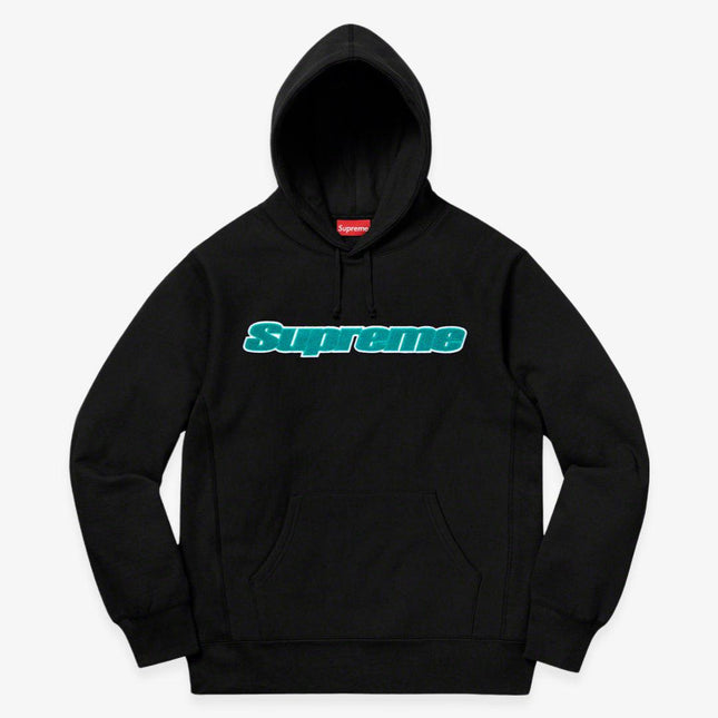 Supreme Hooded Sweatshirt 'Chenille' Black SS19 - SOLE SERIOUSS (1)