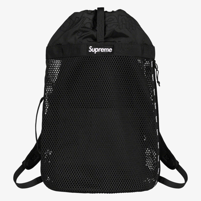Supreme Mesh Backpack Black SS23 - SOLE SERIOUSS (1)